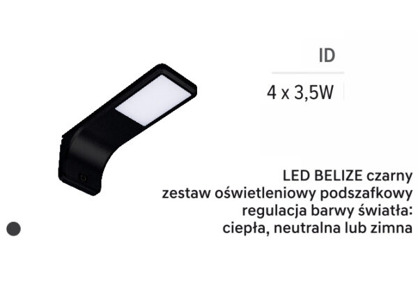 Zestaw oświetleniowy Belize 4×3,5W